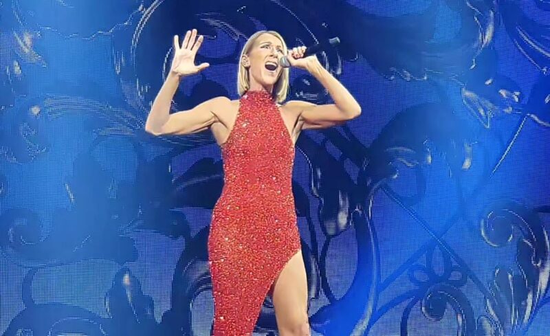 Celine Dion di acara Courage World Tour